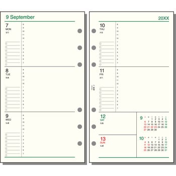 2026年度システム手帳聖書リフィル ダヴィンチ レイメイ藤井