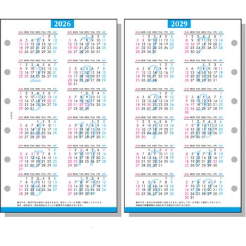 2026年度システム手帳ポケット リフィル ラセ レイメイ藤井