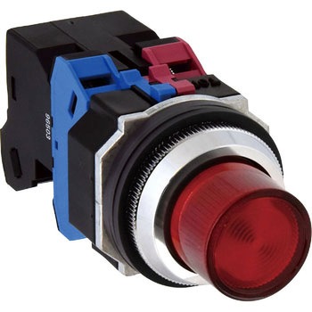 Φ30・亜鉛ダイカスト製シリーズ パイロットライト (突形 LED) BA9S IDEC(和泉電気)