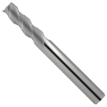 銅電極加工用ニック付き3枚刃スクエアエンドミル(ファインピッチタイプ) NS(日進工具)