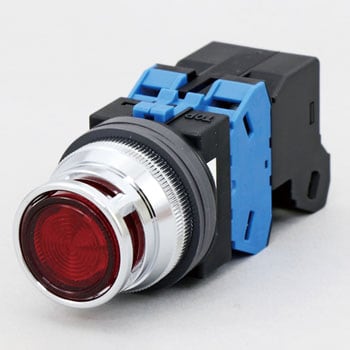 Φ30シリーズ 照光押ボタンスイッチ (突形フルガード付 LED) BA9S IDEC(和泉電気)