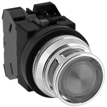 Φ30シリーズ 照光押ボタンスイッチ (突形フルガード付 LED) BA9S IDEC(和泉電気)