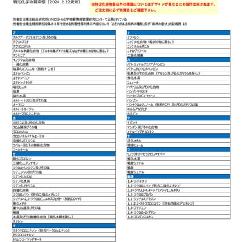 【オーダー】特定化学物質関係標識 - 日本緑十字社
