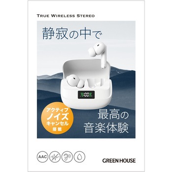 完全ワイヤレスイヤホン グリーンハウス