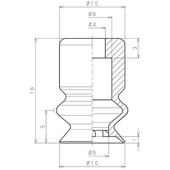 真空パッドベローズタイプ PISCO(ピスコ)