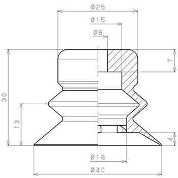 真空パッドベローズタイプ PISCO(ピスコ)