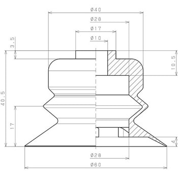真空パッドベローズタイプ PISCO(ピスコ)