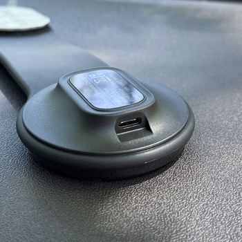 MagSafe対応 車載ワイヤレス充電器 ダッシュボード用 粘着固定 フレキシブルアーム ブラック MagSafe非対応機種・ケースも使える - Smart Stock