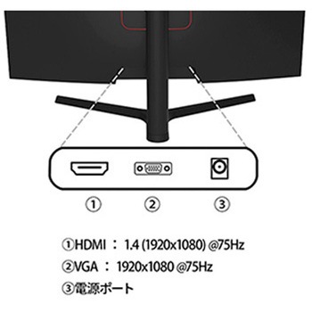 液晶ディスプレイ 31.5型/1920×1080/ブラック JAPANNEXT