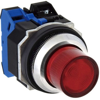 Φ30・亜鉛ダイカスト製シリーズ パイロットライト (突形 LED) BA9S IDEC(和泉電気)