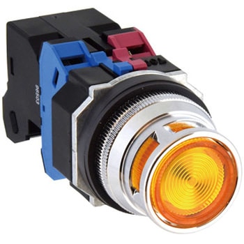Φ30・亜鉛ダイカスト製シリーズ パイロットライト (突形フルガード付 LED) IDEC(和泉電気)