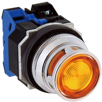 Φ30・亜鉛ダイカスト製シリーズ パイロットライト (突形フルガード付 LED) IDEC(和泉電気)