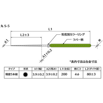 ダイヤモンド電着ヤスリ 丸 インターナショナルダイヤ
