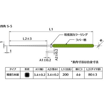 ダイヤモンド電着ヤスリ 四角 - インターナショナルダイヤ