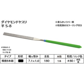 ダイヤモンド電着ヤスリ 平 インターナショナルダイヤ