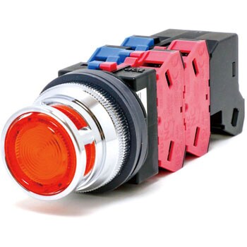 Φ30シリーズ 照光押ボタンスイッチ (突形フルガード付 LED) BA9S IDEC(和泉電気)