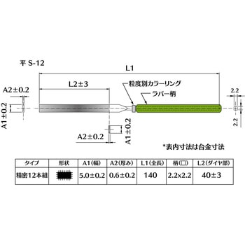 ダイヤモンド電着ヤスリ 平 インターナショナルダイヤ
