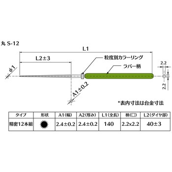 ダイヤモンド電着ヤスリ 丸 インターナショナルダイヤ