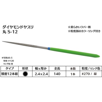 ダイヤモンド電着ヤスリ 丸 インターナショナルダイヤ