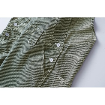 ヒッコリーストライプ サロペット クレ被服