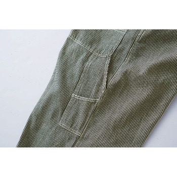 ヒッコリーストライプ サロペット クレ被服