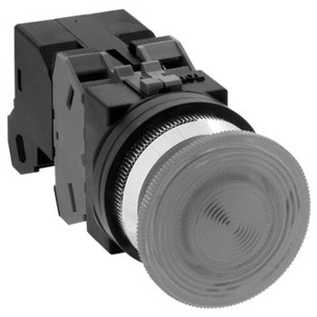 Φ30シリーズ 照光押ボタンスイッチ (大形 Φ40レンズ) BA9S IDEC(和泉電気)