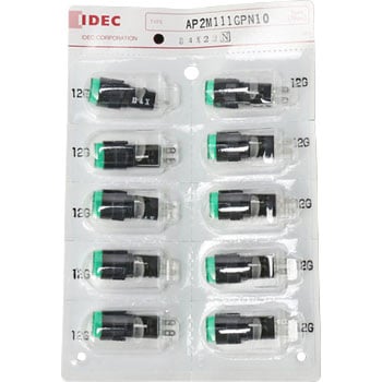 APシリーズ LED小形表示灯Φ12(丸平形) IDEC(和泉電気)