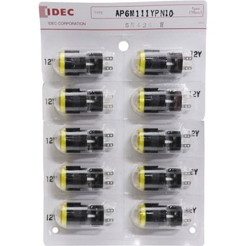 APシリーズ LED式小形表示灯Φ16(丸平形) IDEC(和泉電気)