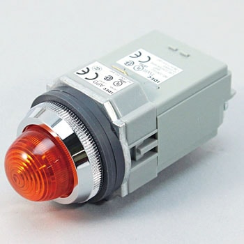 Φ30・亜鉛ダイカスト製シリーズ パイロットライト (丸形 白熱) IDEC(和泉電気)