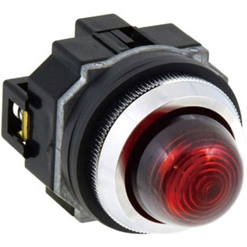 Φ30・亜鉛ダイカスト製シリーズ パイロットライト (丸形 LED) IDEC(和泉電気)