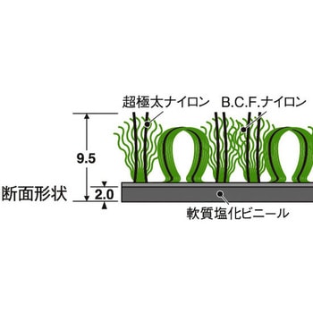玄関マット LION (ライオン事務器)