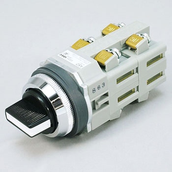 Φ30 亜鉛ダイカスト製シリーズ セレクタスイッチ ASD形 (矢形ハンドル) IDEC(和泉電気)
