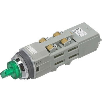 Φ30 亜鉛ダイカスト製シリーズ ASLD形 照光セレクタスイッチ (LED) 90°2ノッチ IDEC(和泉電気)