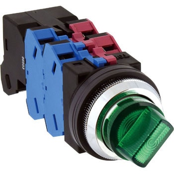 Φ30シリーズ ASLN形 照光セレクタスイッチ (LED) 90°2ノッチ IDEC(和泉電気)