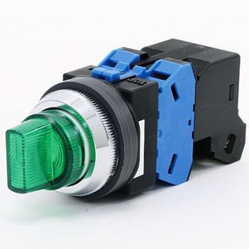 Φ30シリーズ ASLN形 LED照光セレクタスイッチ 45°3ノッチ 2a IDEC(和泉電気)