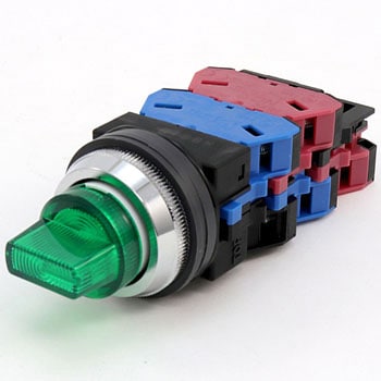 Φ30シリーズ ASLN形 LED照光セレクタスイッチ 45°3ノッチ 2a-2b IDEC(和泉電気)