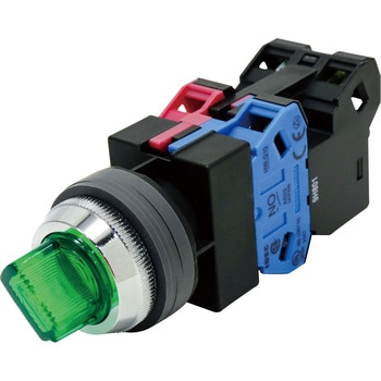 Φ25 TWSシリーズ 照光セレクタスイッチ (LED) 90°2ノッチ IDEC(和泉電気)