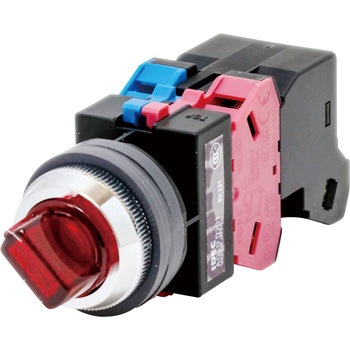 Φ25 TWSシリーズ 照光セレクタスイッチ (LED) 90°2ノッチ IDEC(和泉電気)