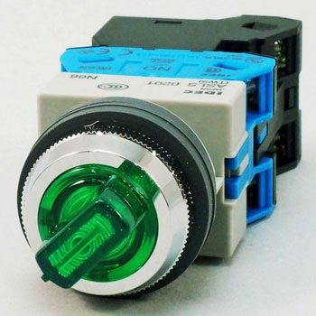 Φ25 TWSシリーズ 照光セレクタスイッチ (LED) 90°2ノッチ IDEC(和泉電気)