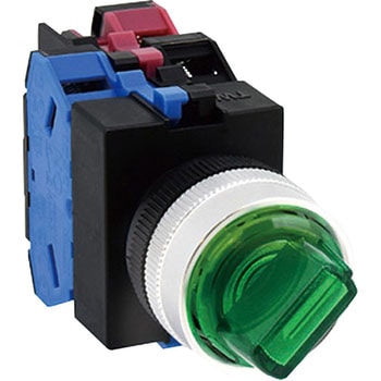 Φ22 TWシリーズ ASLW形 照光セレクタスイッチ(LED) 45°3ノッチ 2b IDEC(和泉電気)