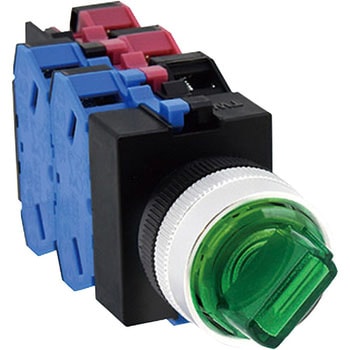 Φ22 TWシリーズ ASLW形 照光セレクタスイッチ(LED) 45°3ノッチ 4a IDEC(和泉電気)