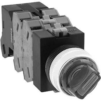 Φ22 TWシリーズ ASLW形 照光セレクタスイッチ(LED) 45°3ノッチ 3a1b IDEC(和泉電気)
