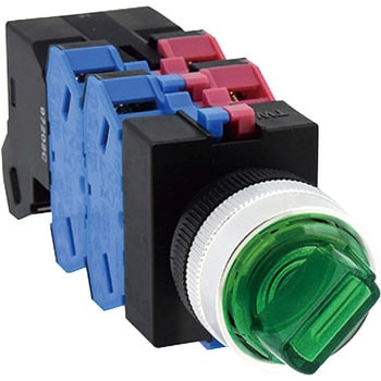 Φ22 TWシリーズ ASLW形 照光セレクタスイッチ(LED) 45°3ノッチ 3a1b IDEC(和泉電気)