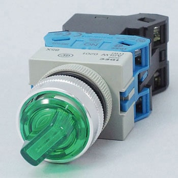 Φ22 TWシリーズ ASLW形 照光セレクタスイッチ(LED) 90°2ノッチ IDEC(和泉電気)