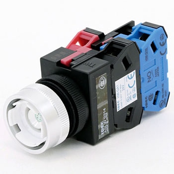 Φ22 TWシリーズ ASLW形 照光セレクタスイッチ(LED) 45°3ノッチ 1a1b IDEC(和泉電気)