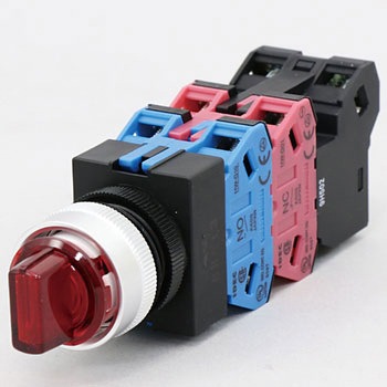 Φ22 TWシリーズ ASLW形 照光セレクタスイッチ(LED) 45°3ノッチ 2a-2b IDEC(和泉電気)