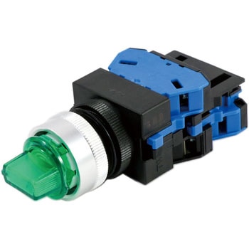 Φ22 TWシリーズ ASLW形 照光セレクタスイッチ(LED) 45°3ノッチ 2a IDEC(和泉電気)