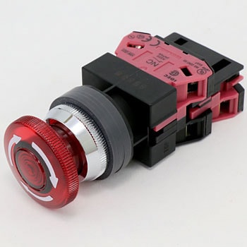 Φ25 TWSシリーズ照光押ボタンスイッチ (大形プッシュロックターンリセット形 LED) IDEC(和泉電気)