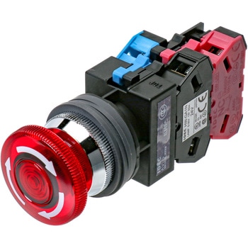 Φ25 TWSシリーズ照光押ボタンスイッチ (大形プッシュロックターンリセット形 LED) IDEC(和泉電気)