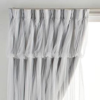 ふんわり・2重レイヤードカーテン・2級遮光 - ユニベール